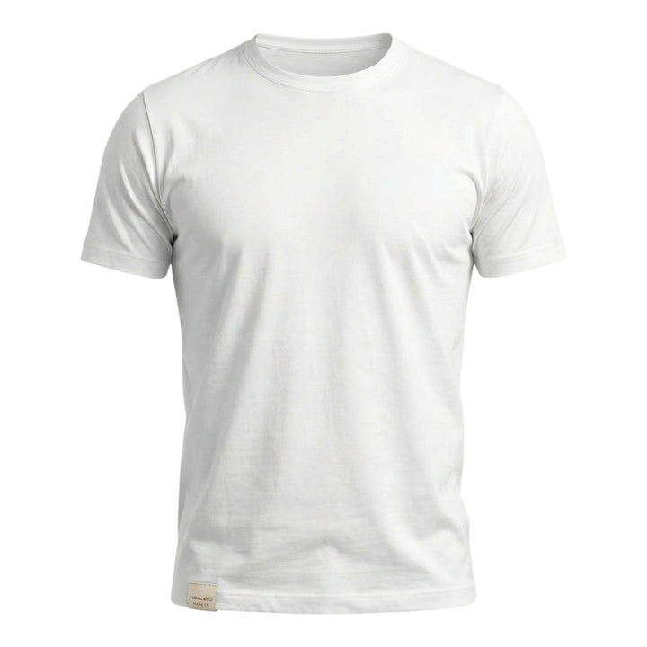 T-Shirt Girocollo Jersey Confort Bianco Ottico