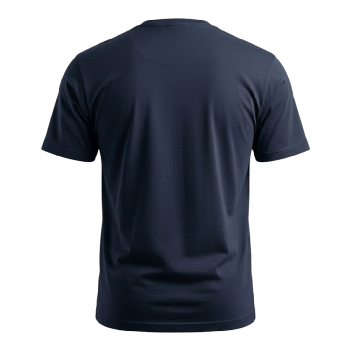 T-Shirt Girocollo Jersey Confort Blu Scuro