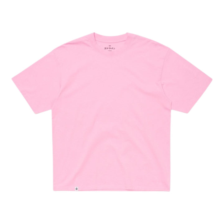 Camiseta oversize básica rosa