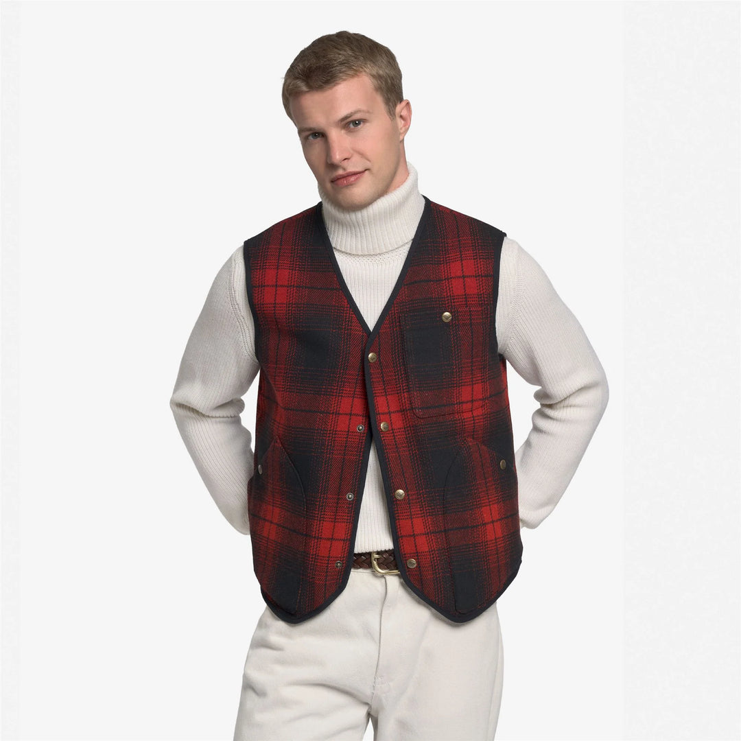 WILDRIVER CHECK RED-BLACK