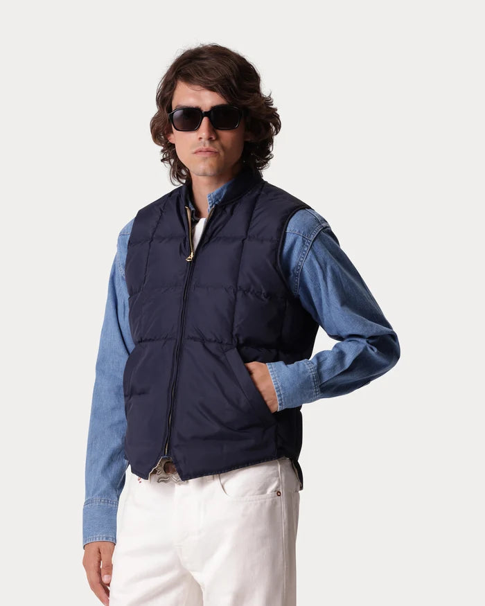VEST1 GILET SMANICATOIN NYLON BLUE