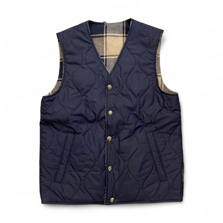 GILET TRAPUNTATO REVERSIBILE BLU