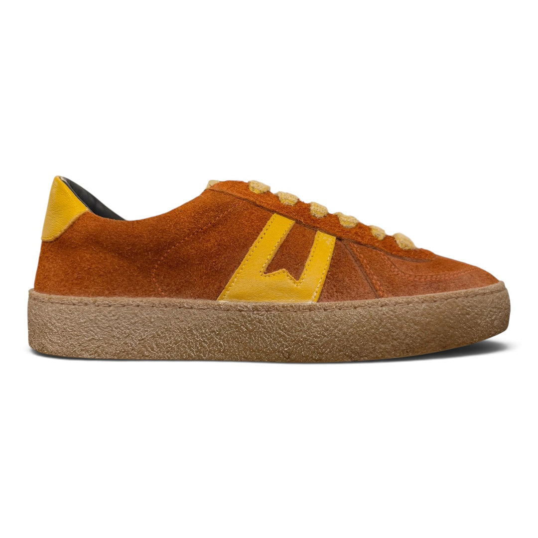 SNEAKERS KAZAN VERA PELLE SCAMOSCIATA ORANGE