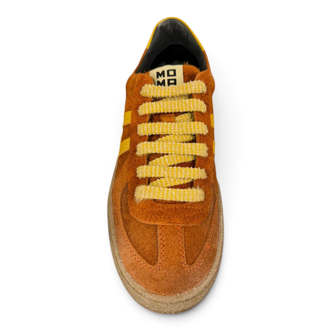 SNEAKERS KAZAN VERA PELLE SCAMOSCIATA ORANGE