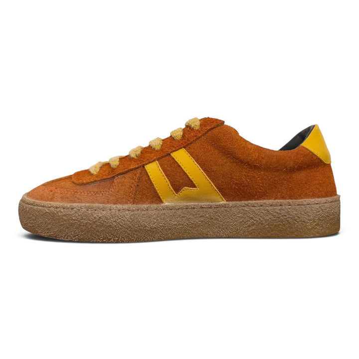 SNEAKERS KAZAN VERA PELLE SCAMOSCIATA ORANGE