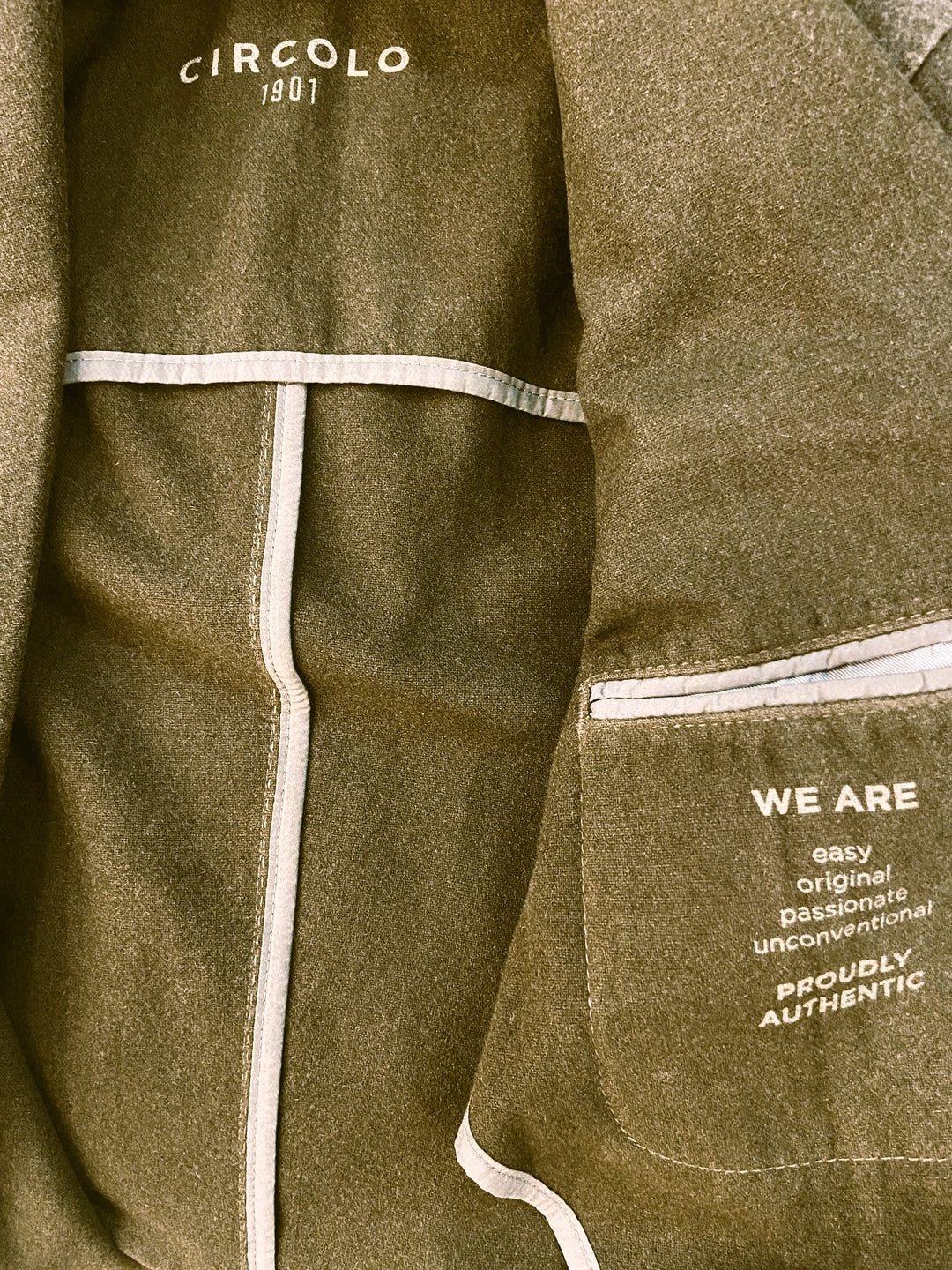 BLAZER G.DYED WOOL VERDE