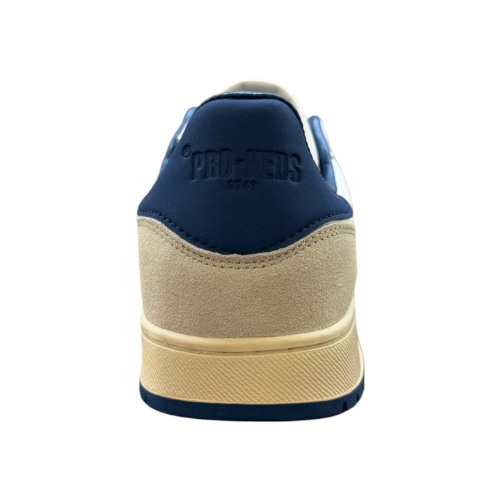 Field King in Pelle Bianco e Blu