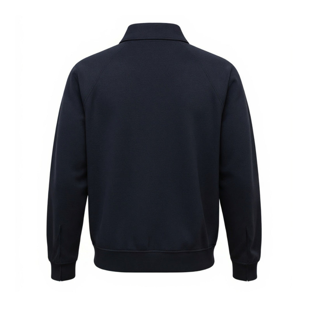 SWEAT À CAPUCHE ZIPPÉ EN LAINE MARYLAND BLEU