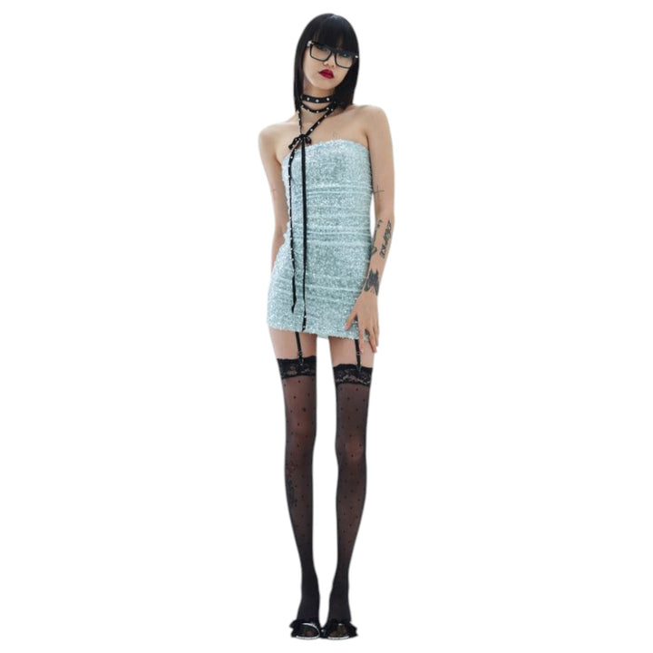 TUBE DRESS ROSE AGATHA