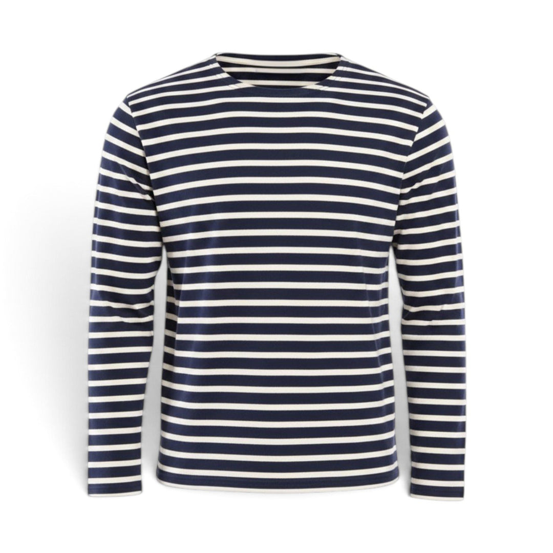 Armor lux Marinière ML Héritage BIO GOTS Rich navy/Nature Blu Marino/Naturale Blu - foto 1