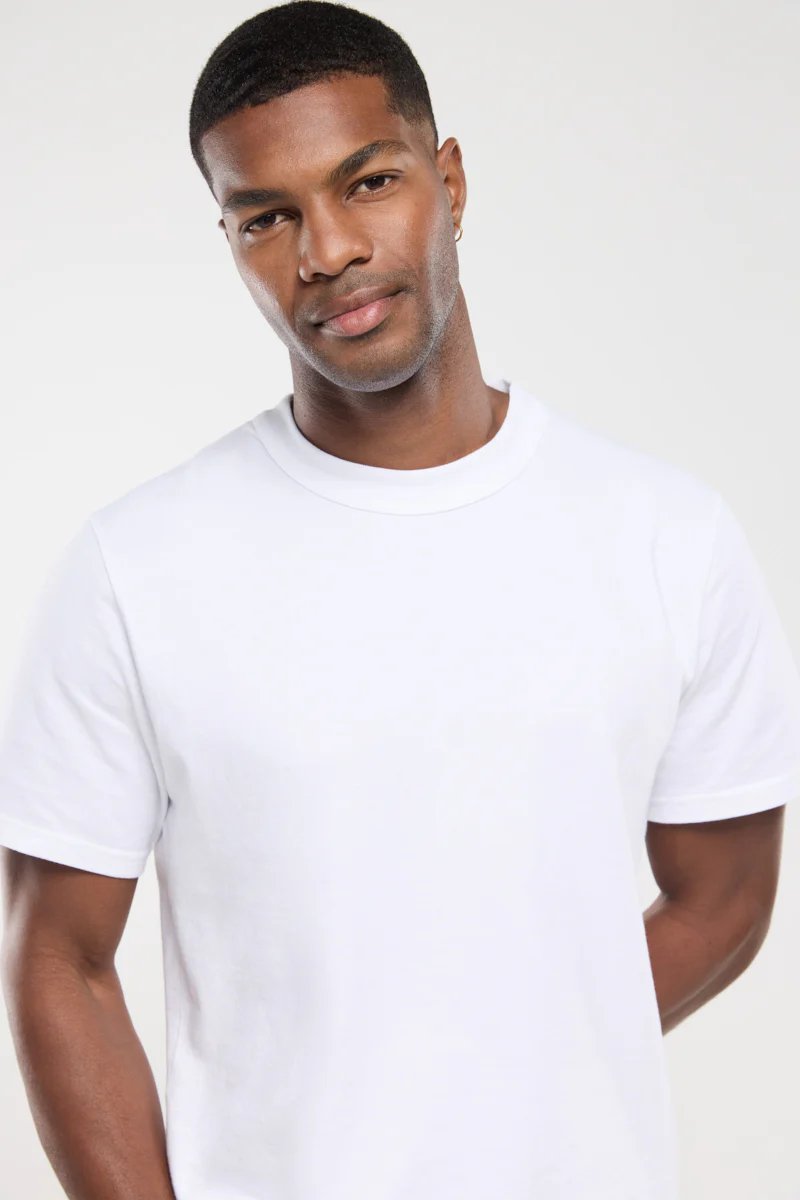 Armor lux T-shirt Callac Bio gots Blanc Bianco Bianco - foto 4