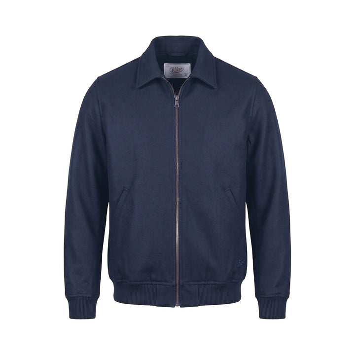 Bl'ker Vintage WOOL BOMBER JACKET NAVY Blu - foto 1
