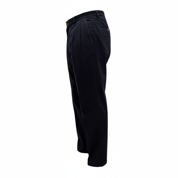 PANTALONI PORTOBELLO in COTONE BLU