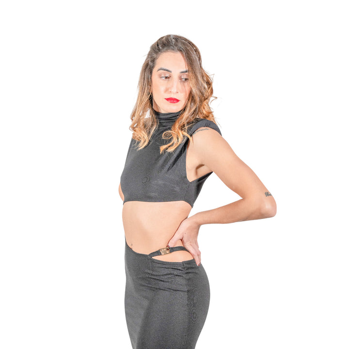 ABITO CUT OUT BLACK