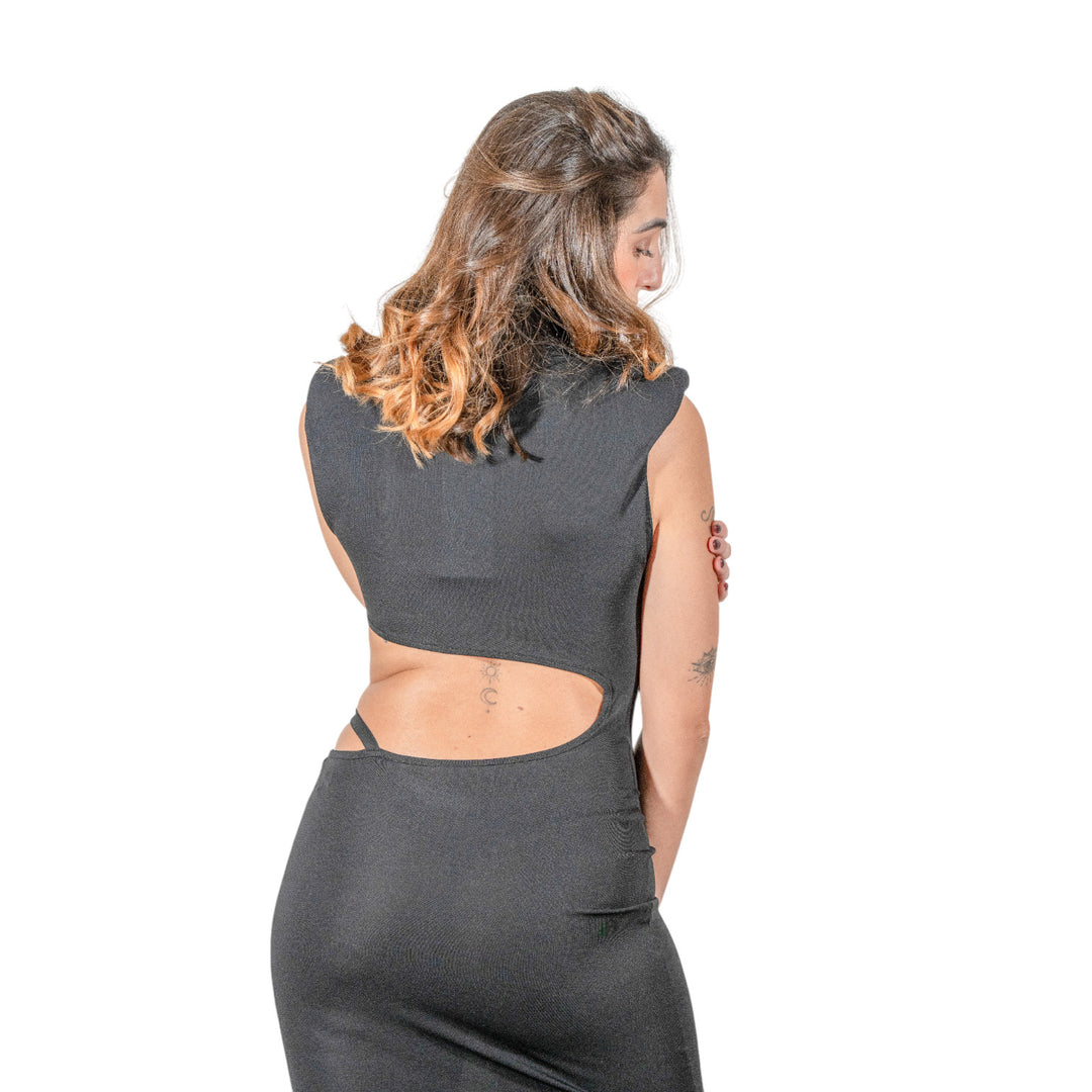 ABITO CUT OUT BLACK