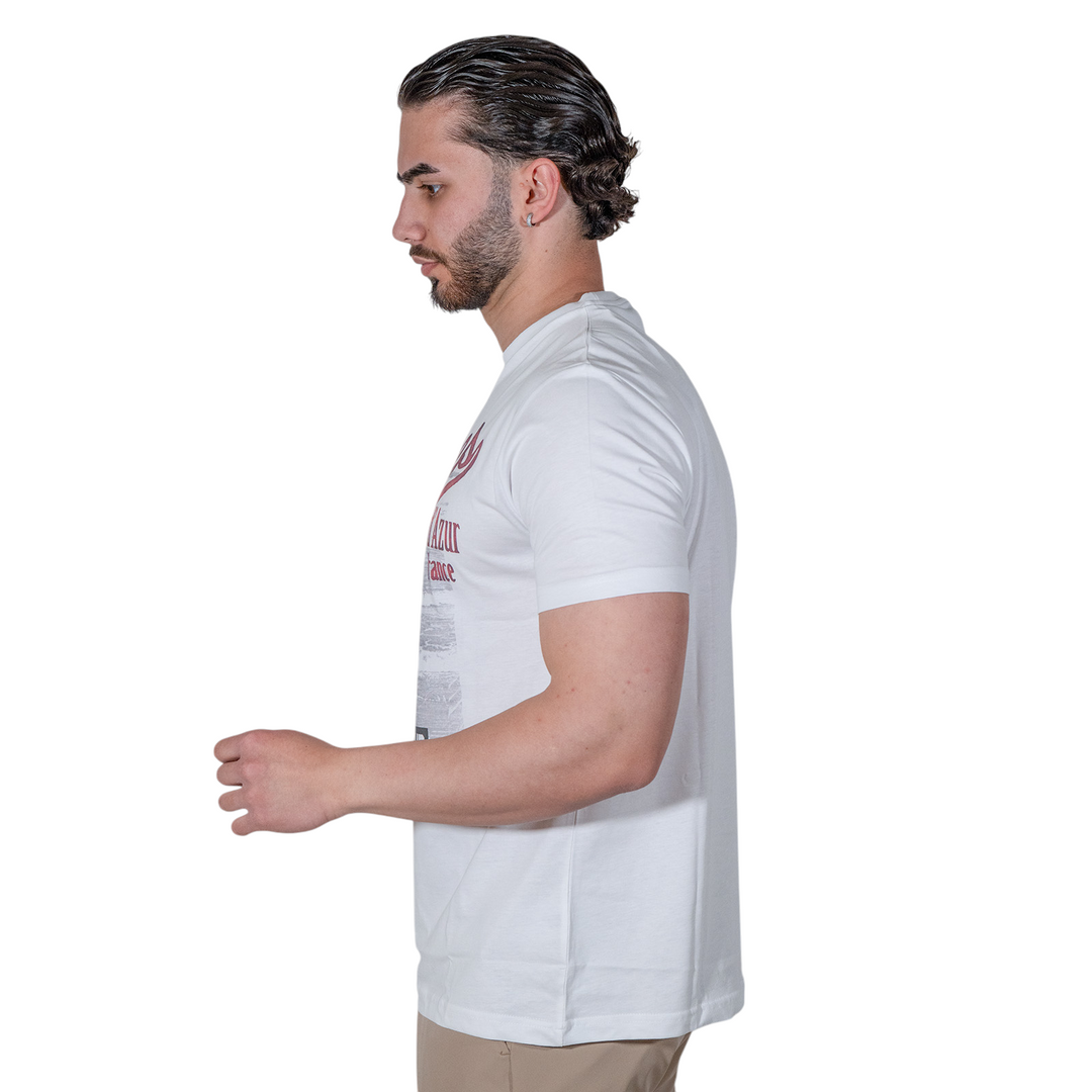 T-SHIRT STAMPA CANNES WHITE