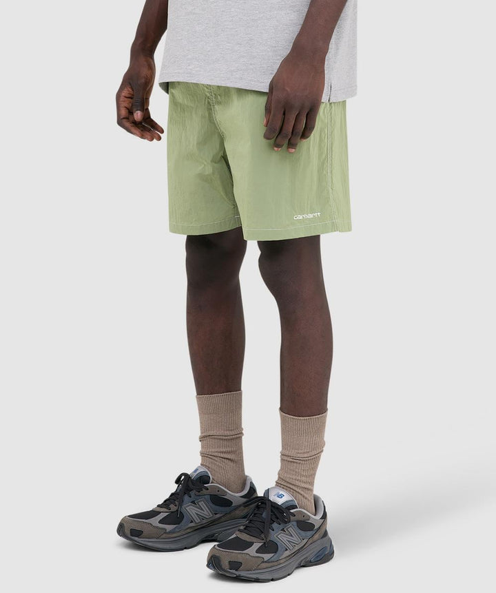 Bañador Carhartt Wip Canby en verde suave y blanco - foto 3