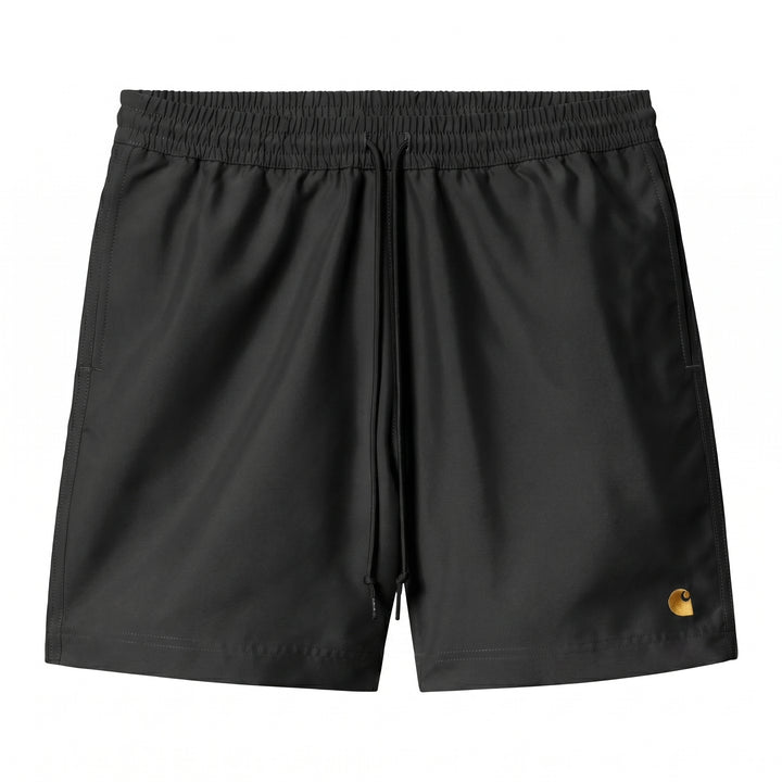 Bañador Carhartt Wip Chase negro/dorado - foto 1