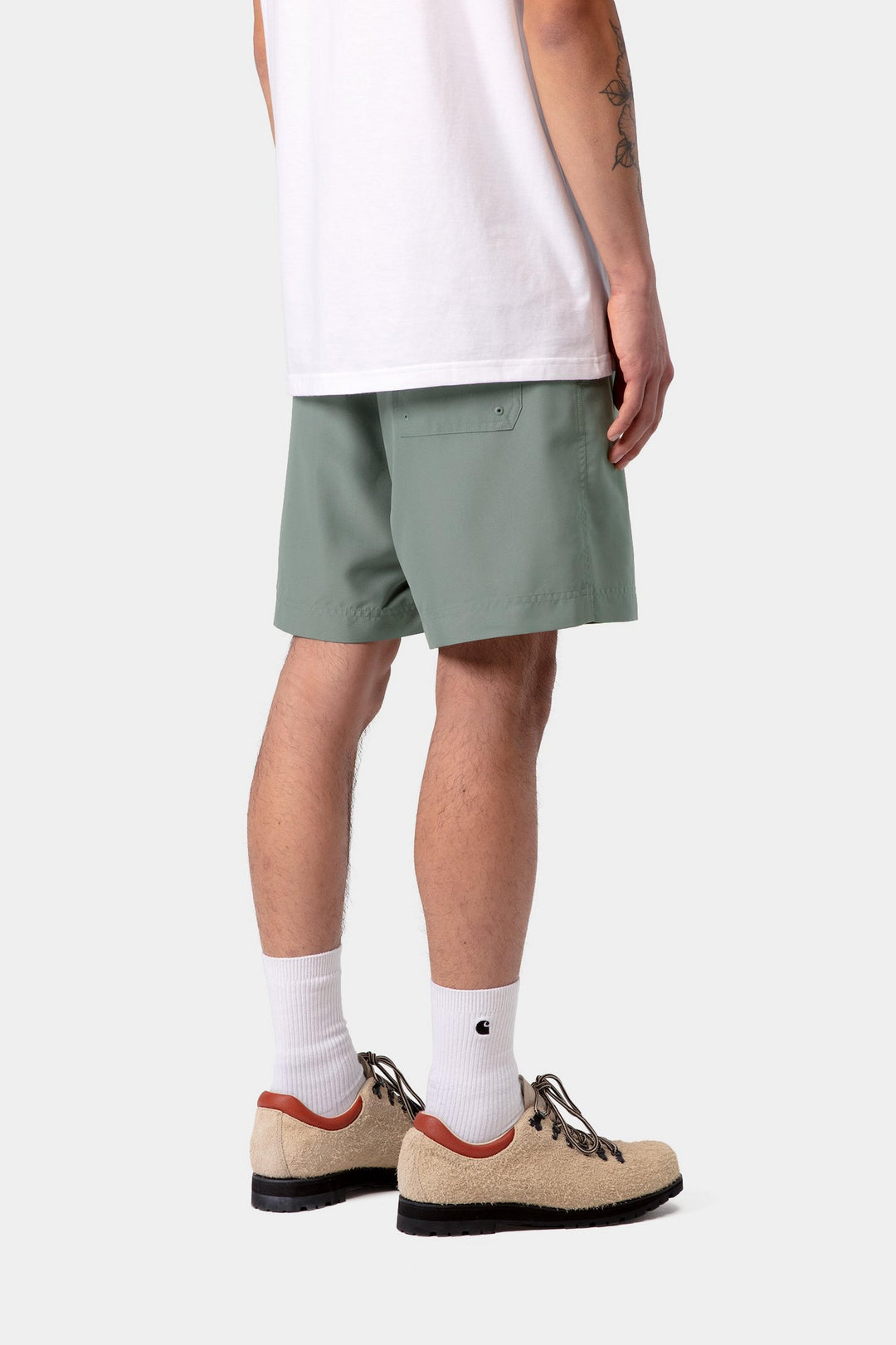 Bañador Carhartt Wip Chase en verde terciopelo y dorado - foto 4