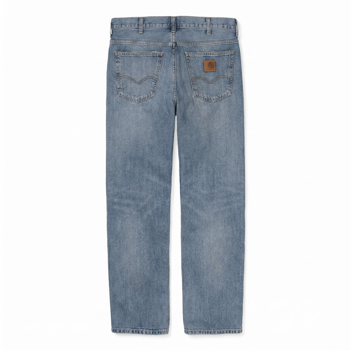 Carhartt Wip MARLOW PANT BLUE WORN BLEACHED Blu - foto 1