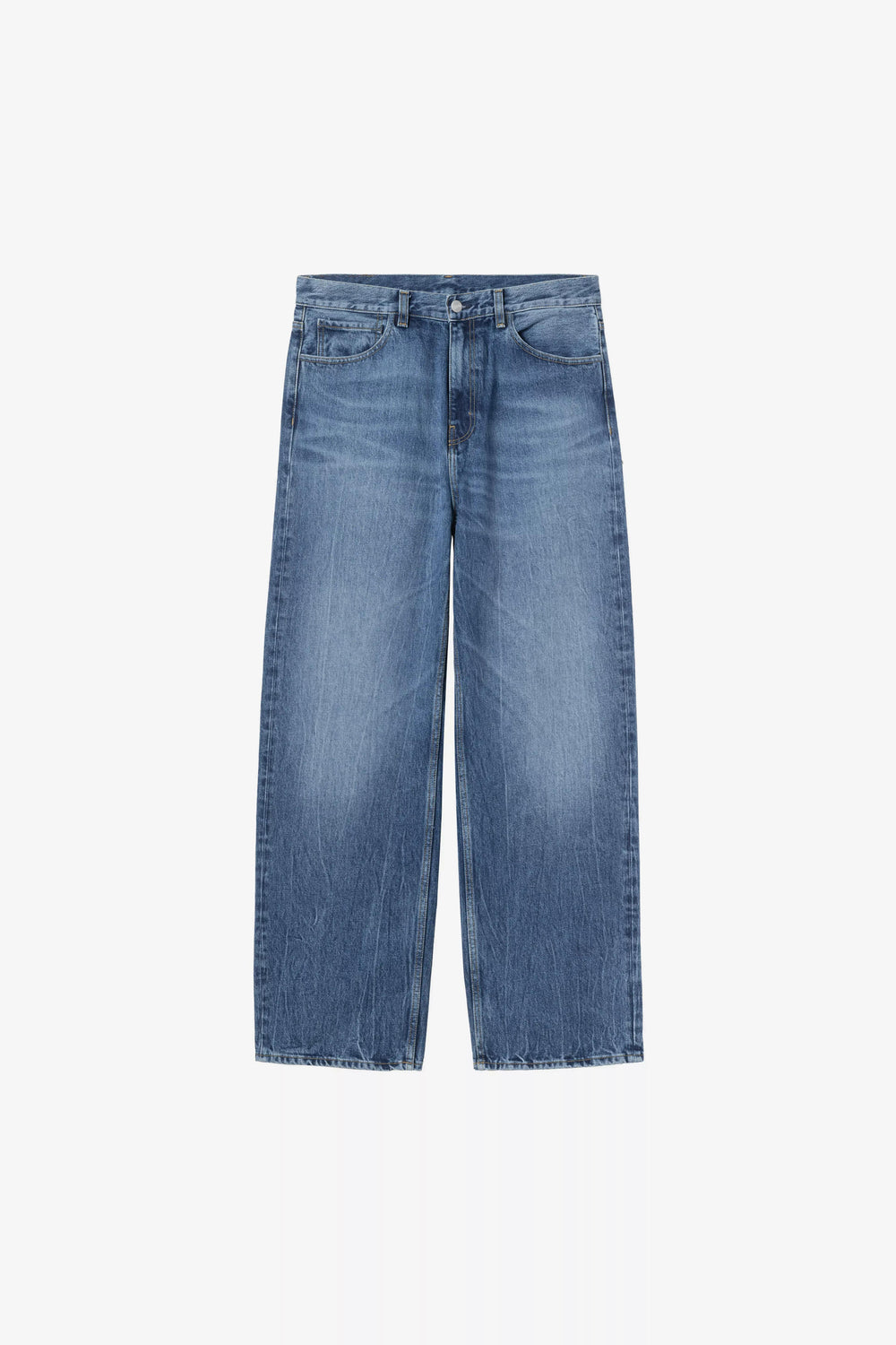 Carhartt Wip PAYSON PANT 15.75 OZ BLUE MARBLE USED WASH Blu - foto 2