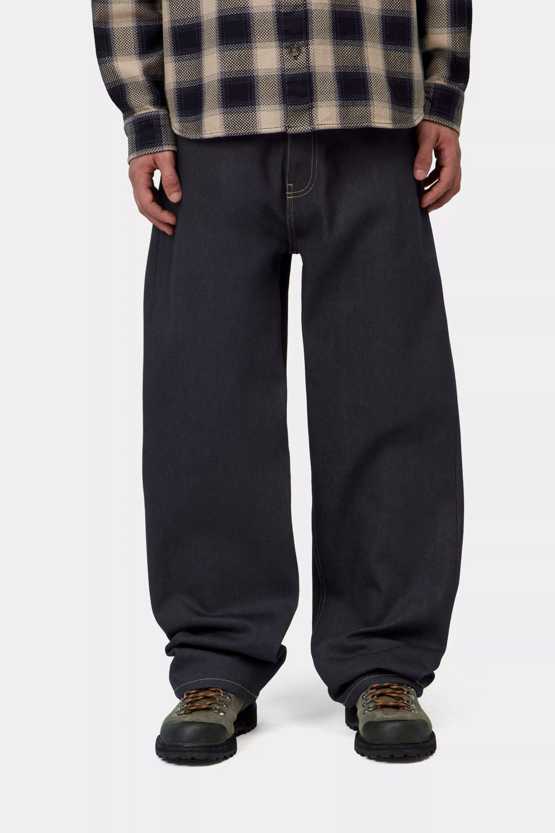 Carhartt Wip PAYSON PANT 15.75 OZ BLUE RIGID Blu - foto 3