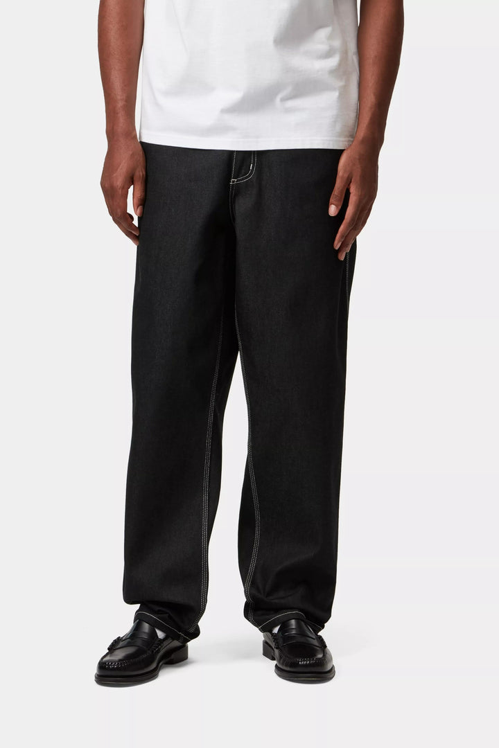 Carhartt Wip Simple Pant Black one wash L32 Nero - foto 3