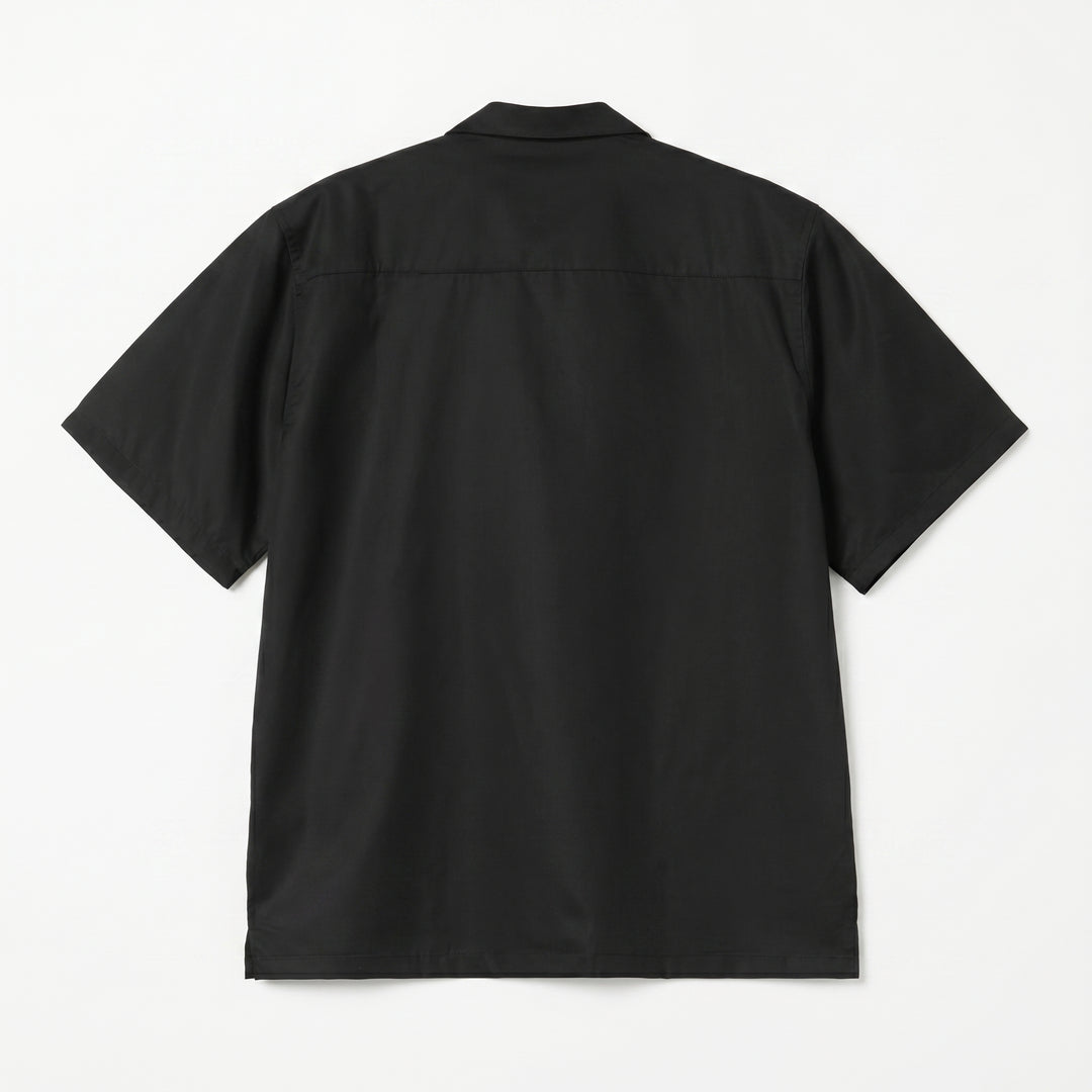 Camisa Carhartt Wip Delray de manga corta, negro/blanco - foto 2