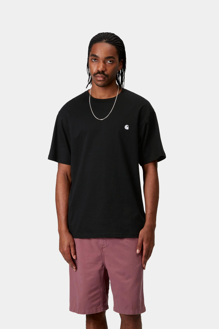 Camiseta Carhartt Wip S/S Madison negra/blanca - foto 3