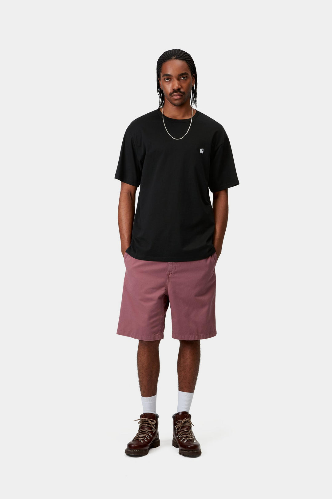 Camiseta Carhartt Wip S/S Madison negra/blanca - foto 4