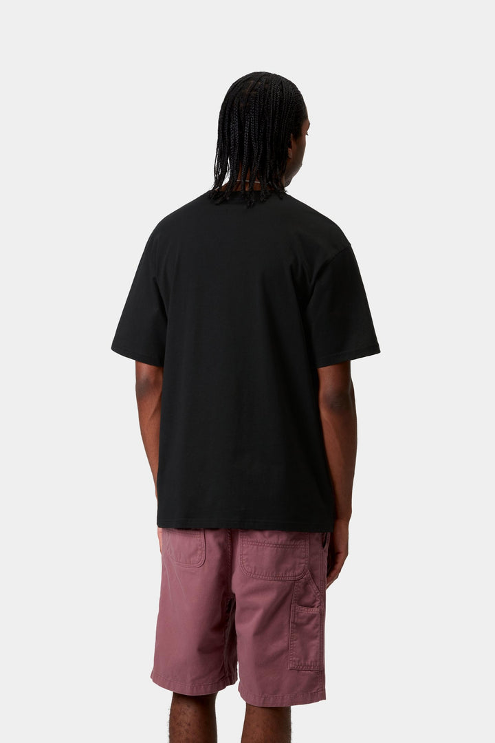 Camiseta Carhartt Wip S/S Madison negra/blanca - foto 5