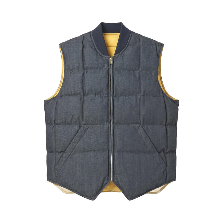 Chesapeake's DOWN VEST SEATTLE REVERSIBILE DENIM Blu - foto 2