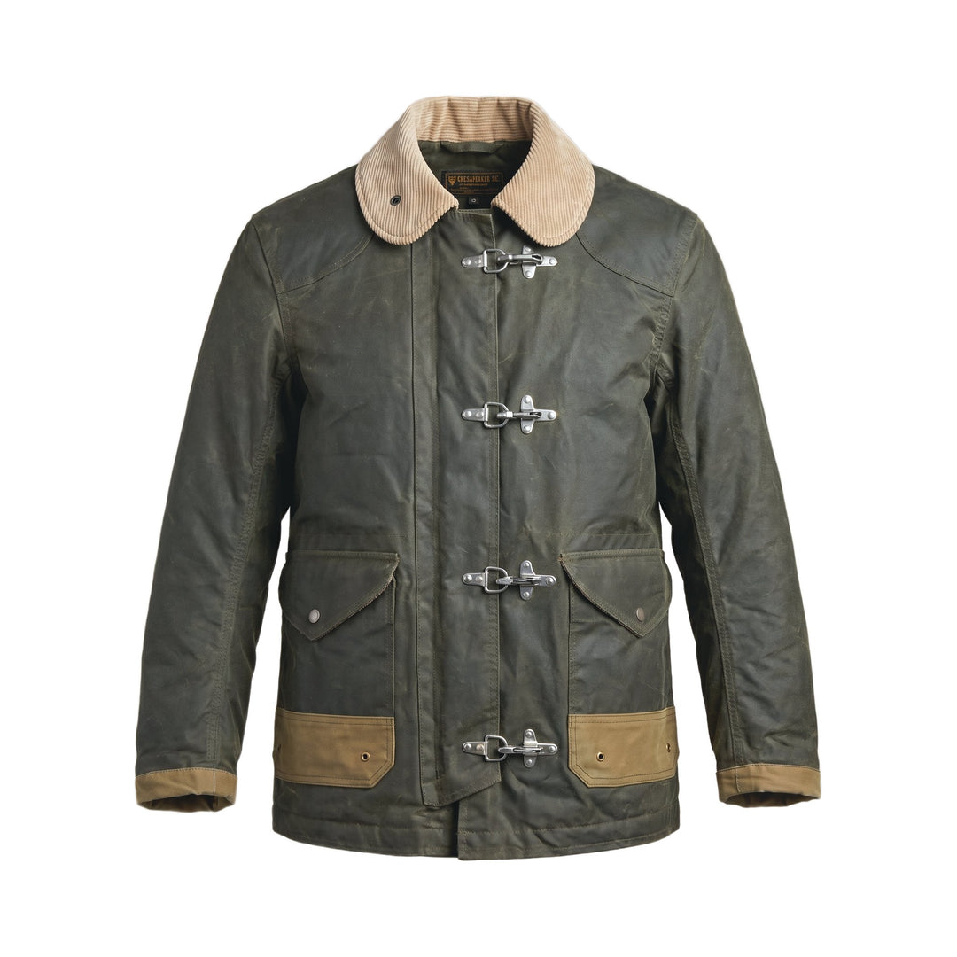 Chesapeake's FIREMAN JKT BEDFORD WAXED COTTON HS ARCHIVE GREEN Verde - foto 1