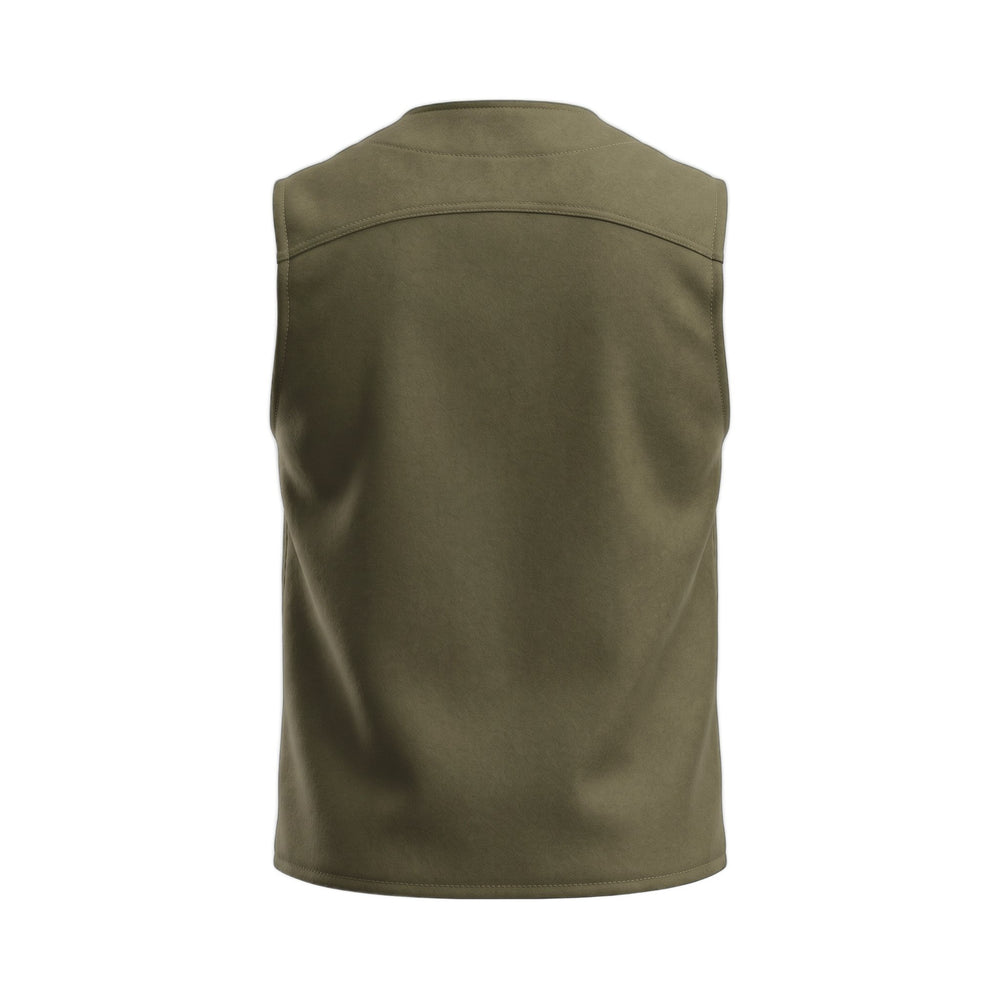 Chesapeake's OUTDOOR HEAVY WEIGHT WOOL VEST OREGON DARK GREEN Verde - foto 2
