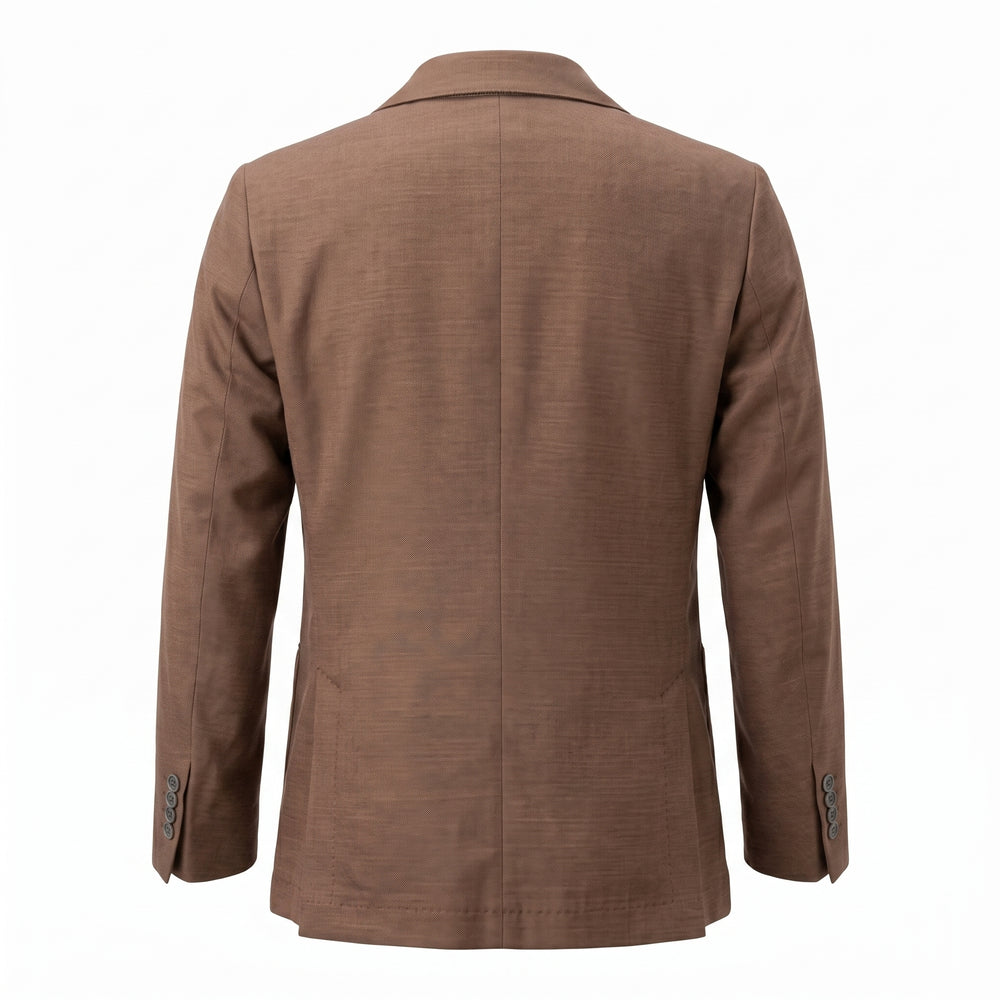 Circolo 1901: chaqueta de algodón y lino en color chocolate y marrón - foto 2