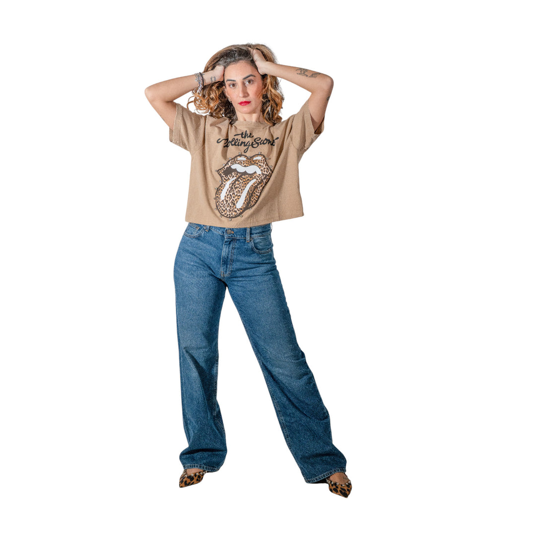 CROPPED STONE BEIGE STONE