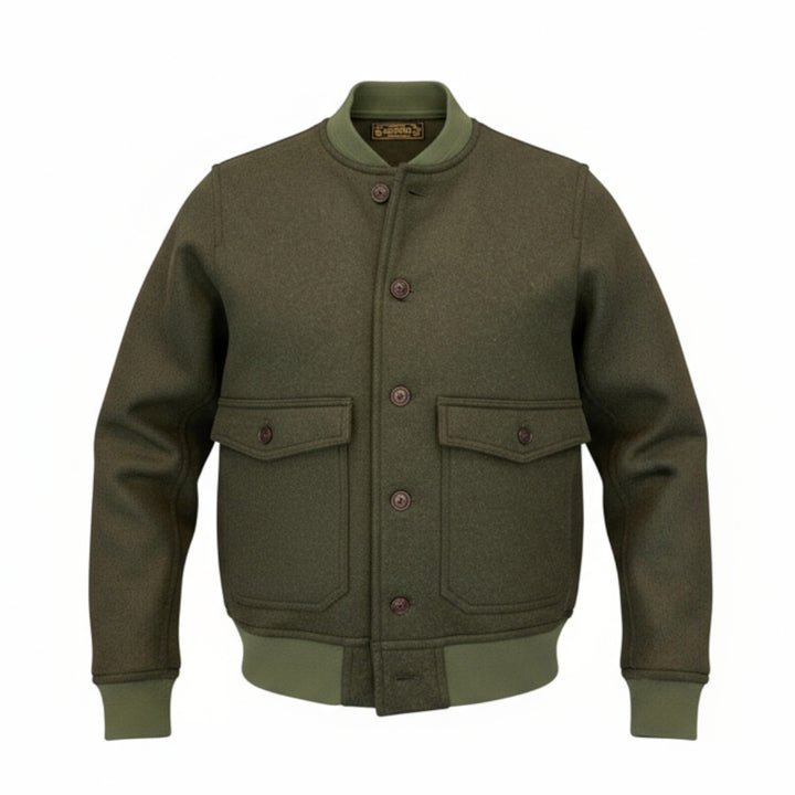 BOMBER JACKET A1 WOOL VERDE