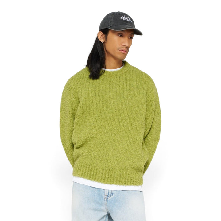 Edwin DUN TEXTURED SWEATER PEA Verde - foto 3