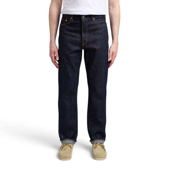 Edwin REGULAR STRAIGHT JAPAN UNWASHED Blu - foto 1