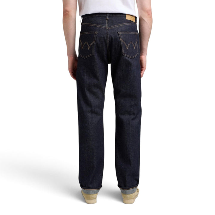 Edwin REGULAR STRAIGHT JAPAN UNWASHED Blu - foto 3