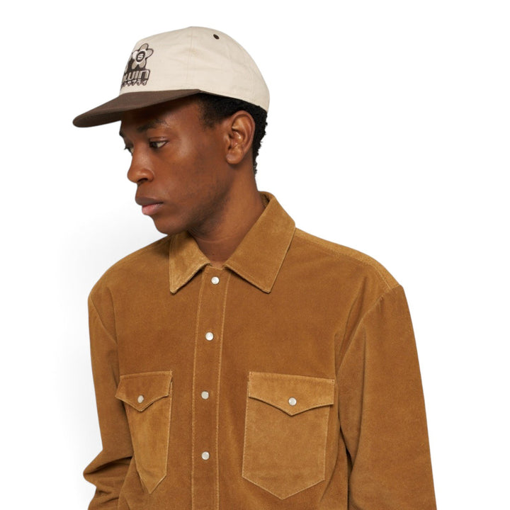 Edwin WESTERN SUEDE SHIRT LS JAPAN BROWN Marrone - foto 7
