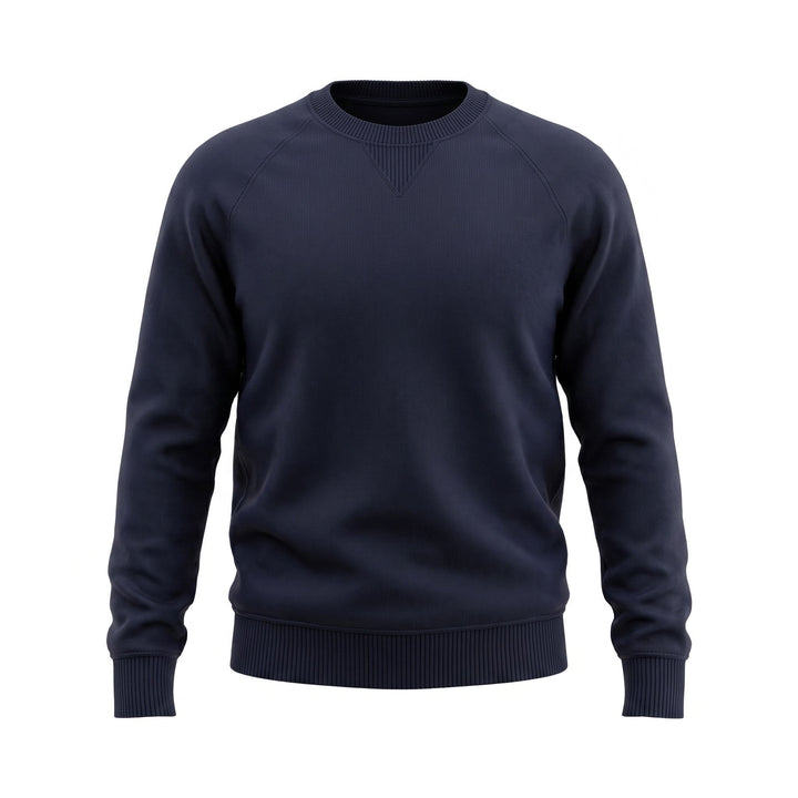 Fortela HARVARD MAGLIONE GIROCOLLO LANA MANICHE REGLAN NAVY Blu - foto 1