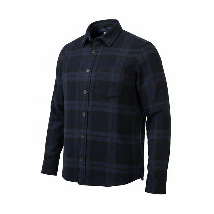 CAMICIA UOMO IMBOTTITA BLU