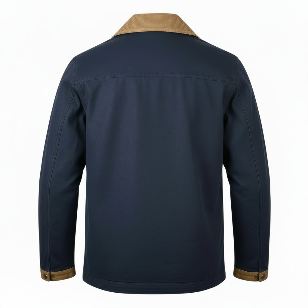 Chaqueta Fireman Canvas Lined Jkt Bedford Azul