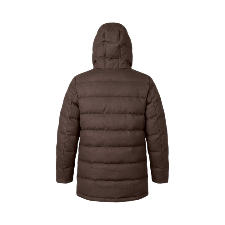 Heskimo LONG PARKA TRAP.CAPPUCCIO LANA MORO Marrone - foto 2