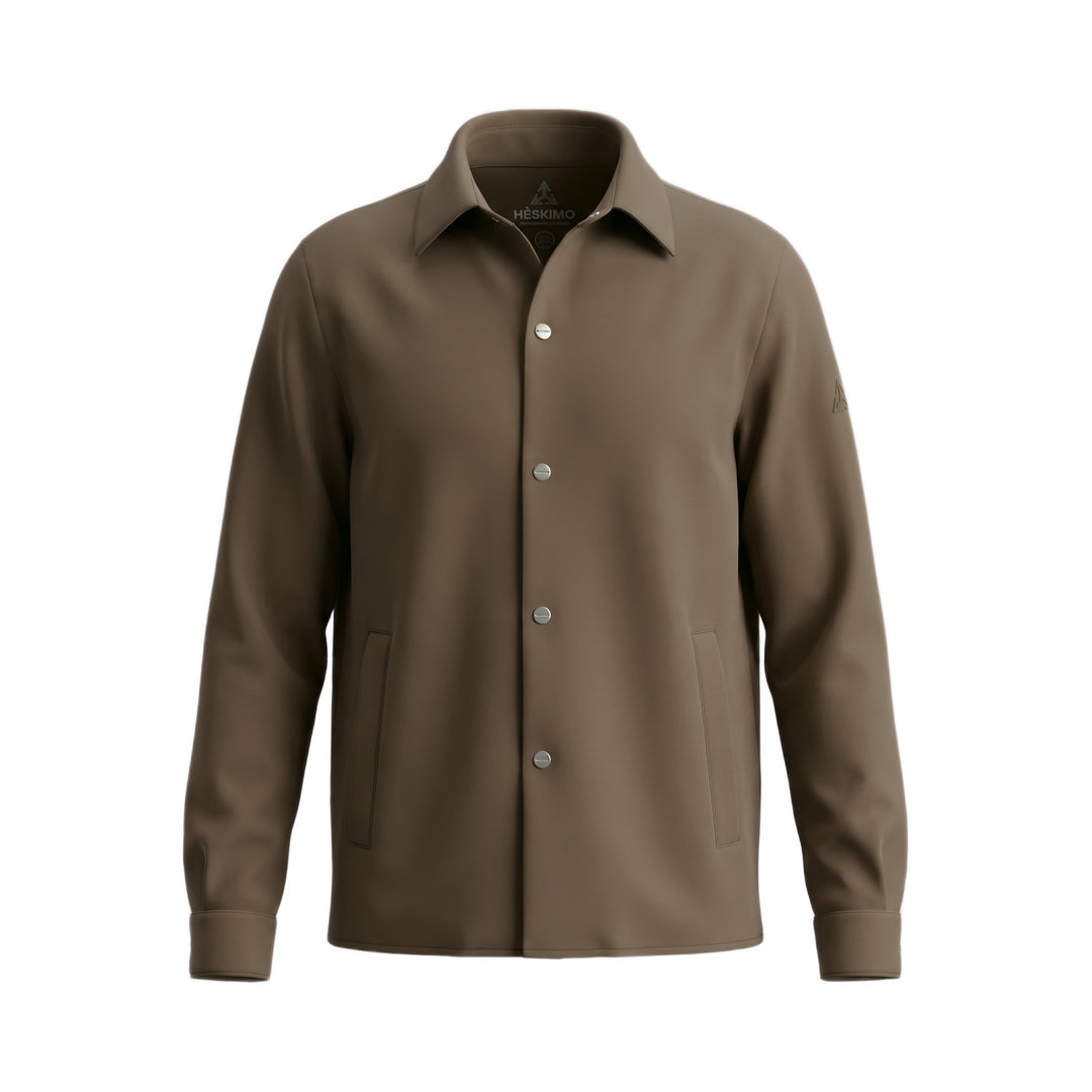 Heskimo OVERSHIRT INTERLOCK MORO Marrone - foto 1