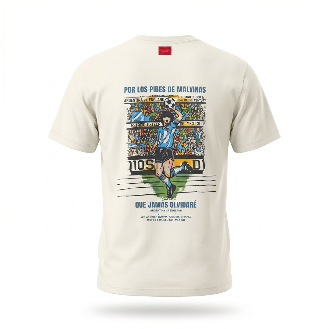 Illegal Vintage Hot Dog T-SHIRT MARADONA BIANCO Bianco - foto 1