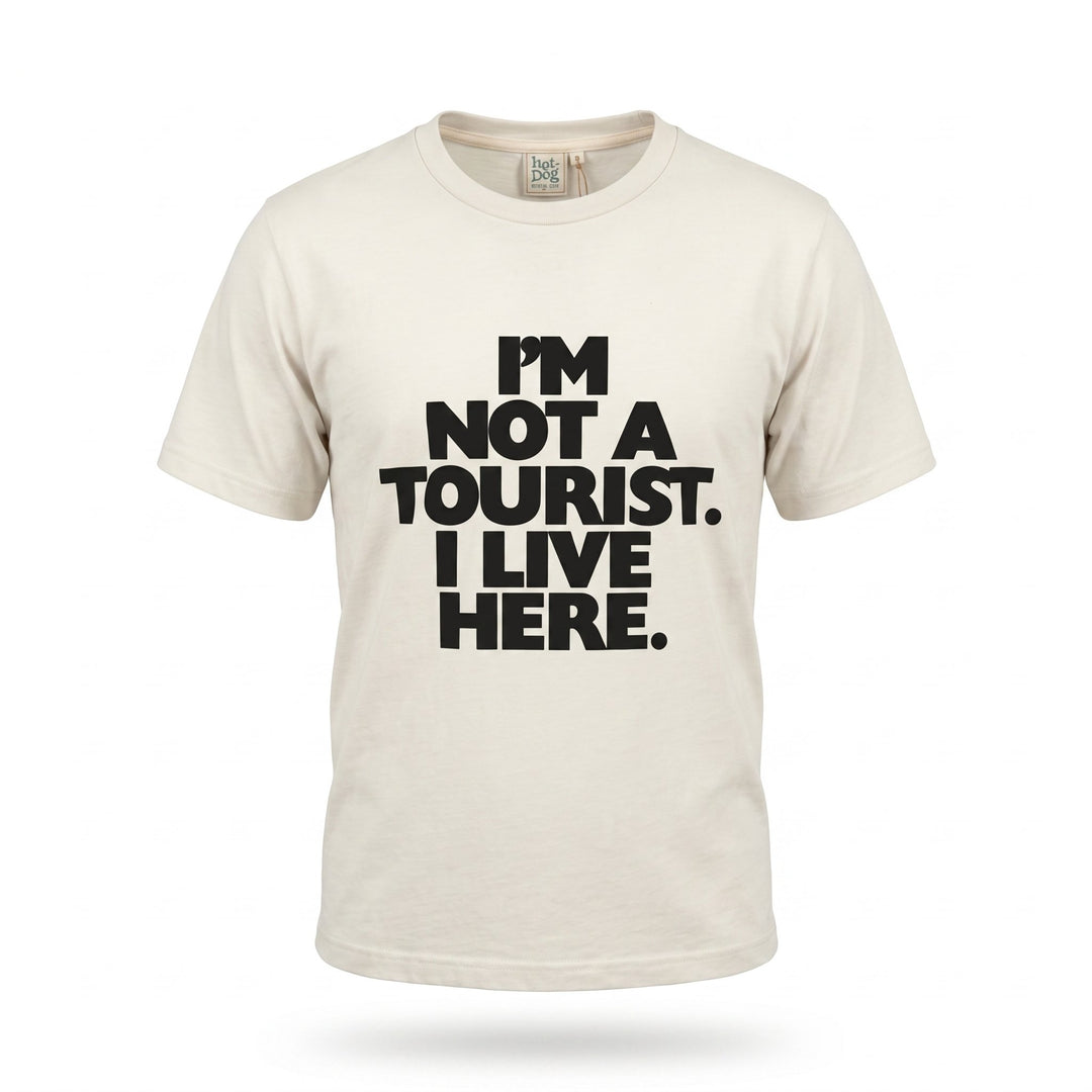 Illegal Vintage Hot Dog T-SHIRT ST250 TOURIST BIANCO Bianco - foto 1