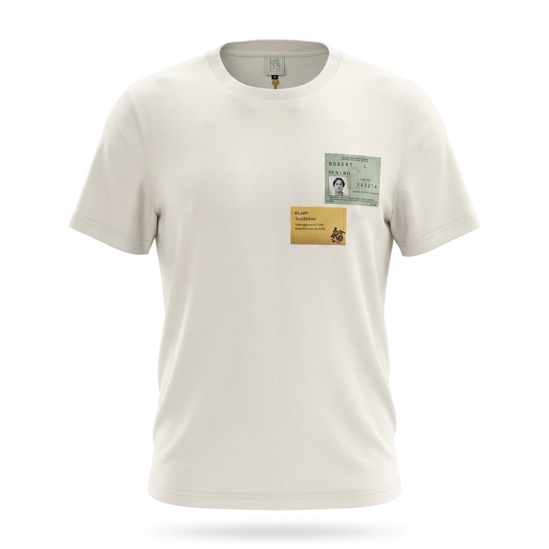 Illegal Vintage Hot Dog T-SHIRT ST409 TAXI DRIVER BIANCO Bianco - foto 1