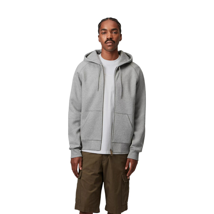 Hooded Chase Jacket Grey Heather / Gold